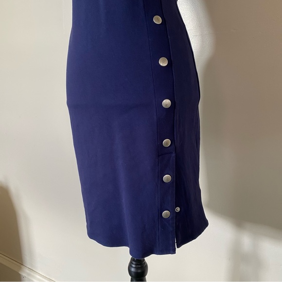 SUPERFOXX Anaise Button Detail Ponte Knit Dress - Picture 6 of 8